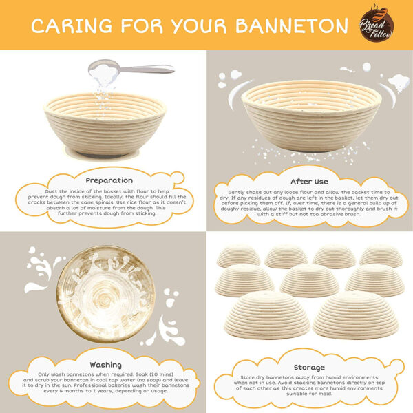Banneton Care: How To Prep, Use, Maintain & Store Banneton Baskets