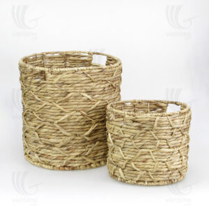 Water Hyacinth Basket sku B00238