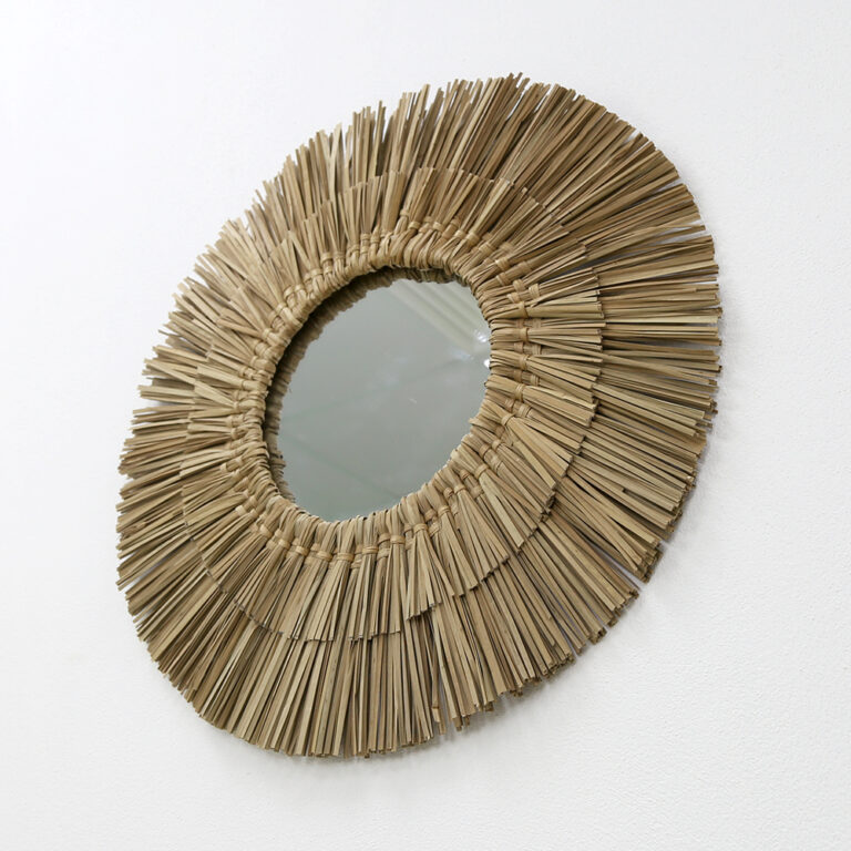 Seagrass Mirror sku C00446 / Viettime Craft JSC in Vietnam
