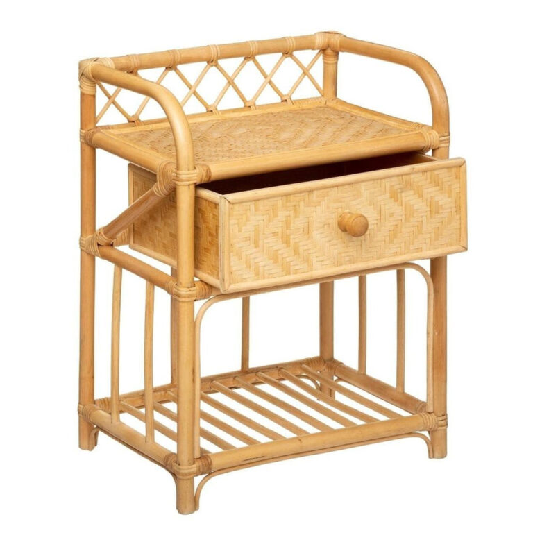 Rattan Bedside Table Sku M00221 Wholesale/ Viettime Craft JSC