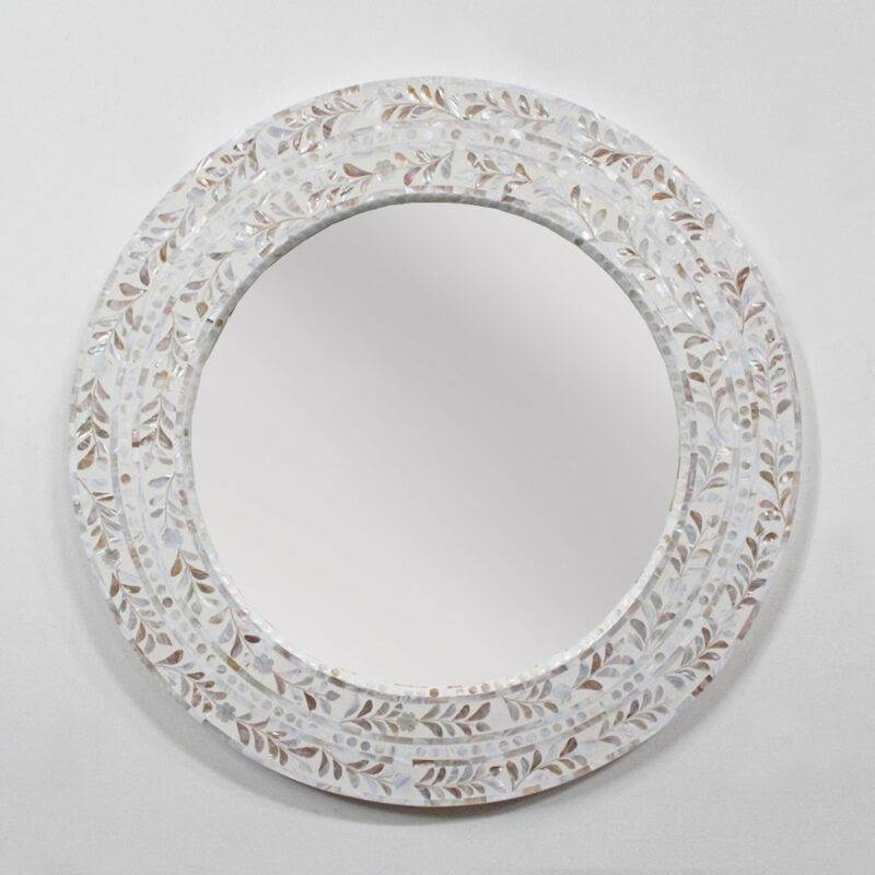Mother Of Pearl Inlaid Mirror Sku KT0021