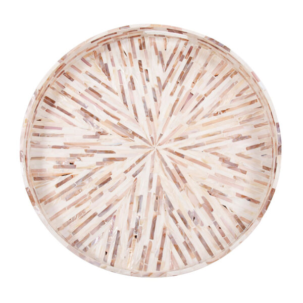 Mother Of Pearl Inlaid Tray Sku KT0017
