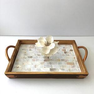 Mother Of Pearl Inlaid Tray Sku KT0013