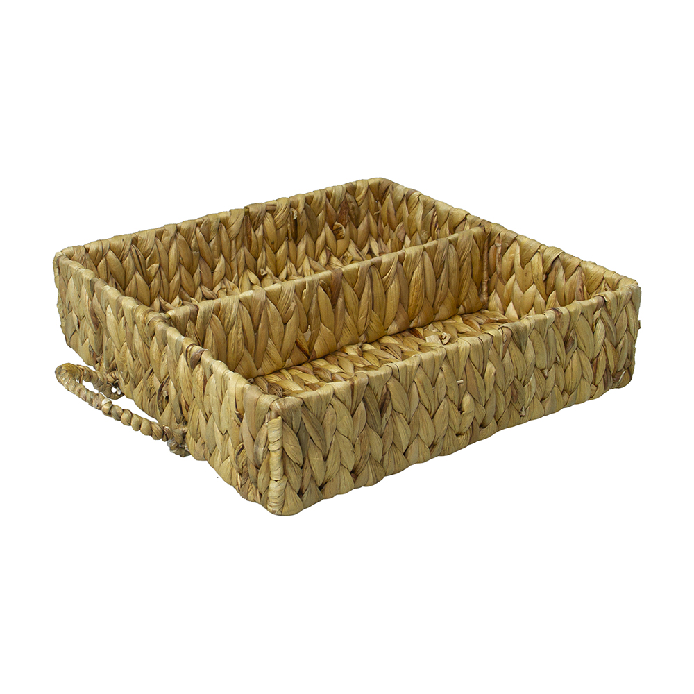 Water Hyacinth Tray Basket sku B00284/ Viettime Craft JSC in Vietnam