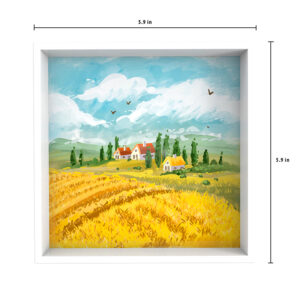 Farmhouse Painting Lacquer Tray sku KT0022