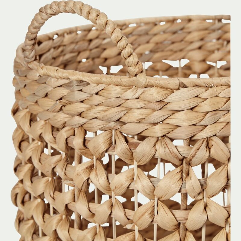 Water Hyacinth Storage Basket sku B00297