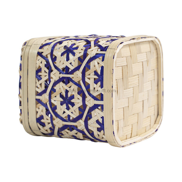 Woven Bamboo Box Container sku TD00344