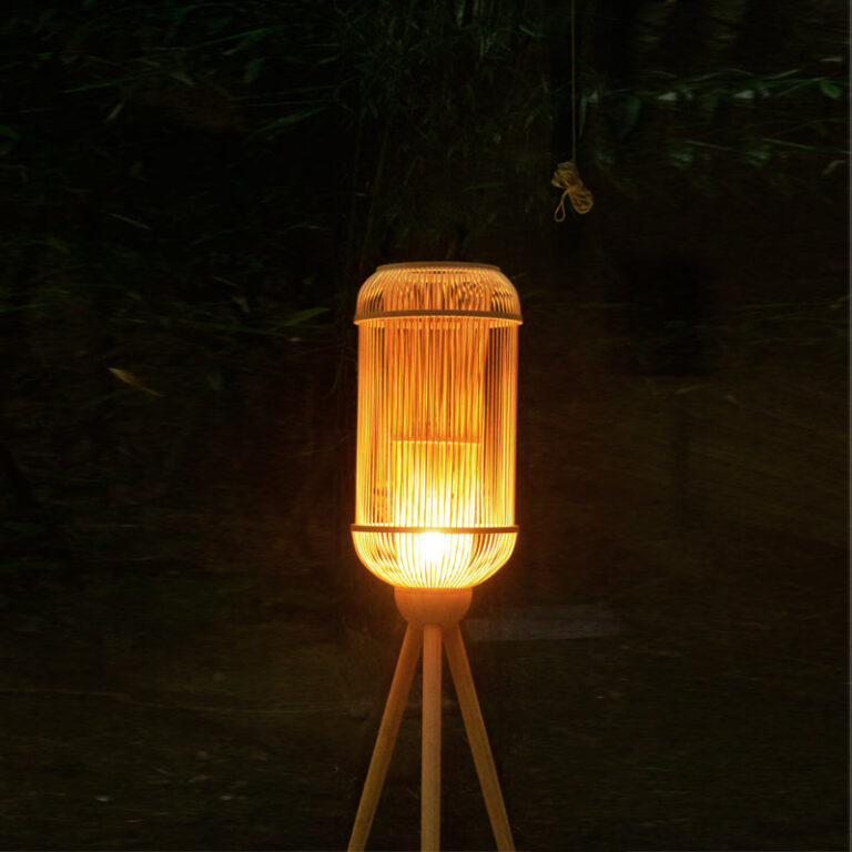 Bamboo Floor Lamp SKU TD00337/ Viettime Craft JSC