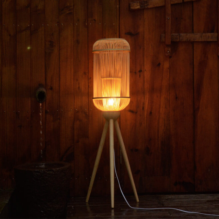 Bamboo Floor Lamp SKU TD00337/ Viettime Craft JSC