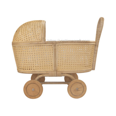 Rattan Doll Stroller Sku M00020