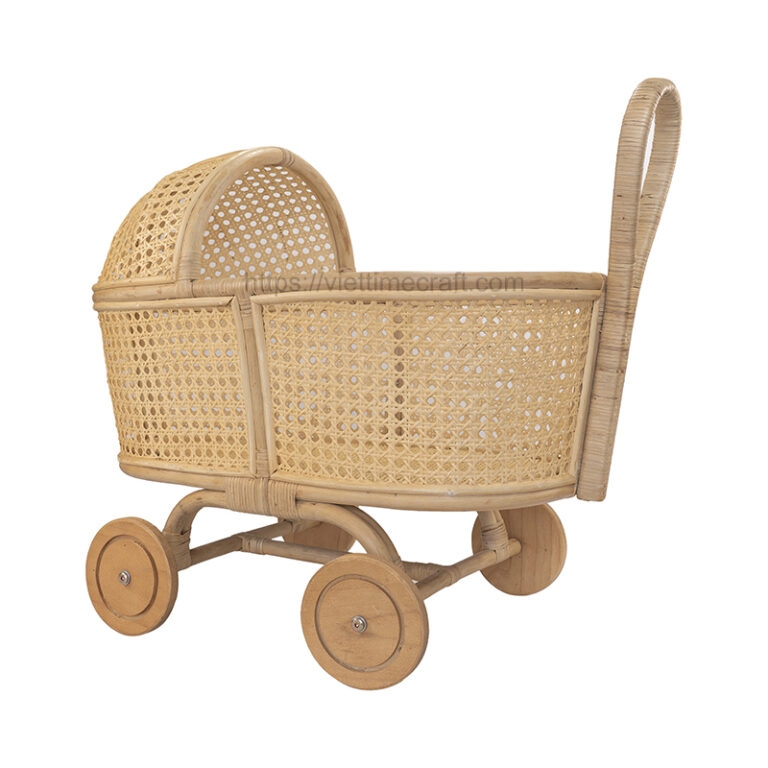 Rattan Doll Stroller Sku M00020