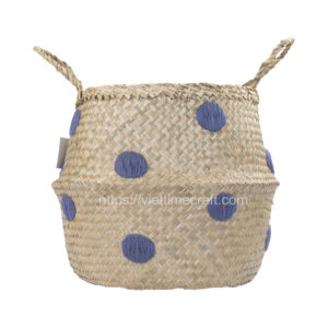 Seagrass Belly Basket sku C00581 from Viettime Craft
