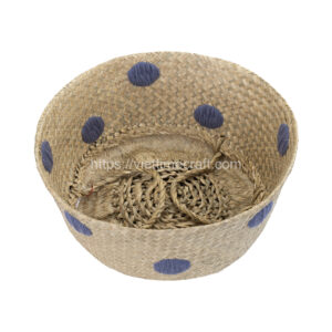 Seagrass Belly Basket sku C00581 from Viettime Craft