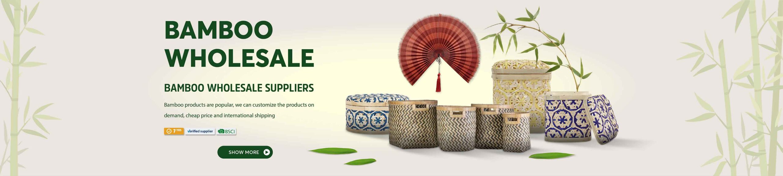 Bamboo wholesale suppliers