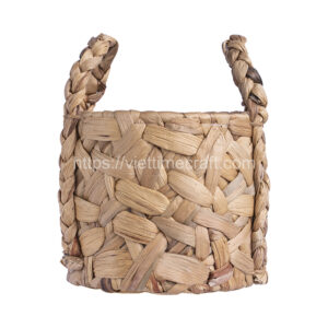 Natural Water Hyacinth Plant Holder sku B00305 From Viettime Craft