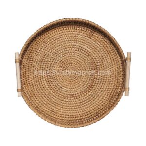 Rattan Tray With Handle Wholesale From Vietnam