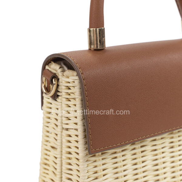 Luxury Design Handbag Made Of Rattan Wholesale