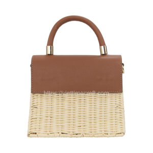Luxury Design Handbag Made Of Rattan Wholesale