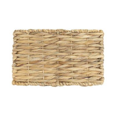 Set of 2 Natural Rectangular Water Hyacinth Basket - Wholesale
