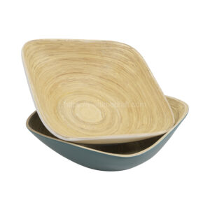 Spun Bamboo Bowl/Plate From Viettimecraft factory