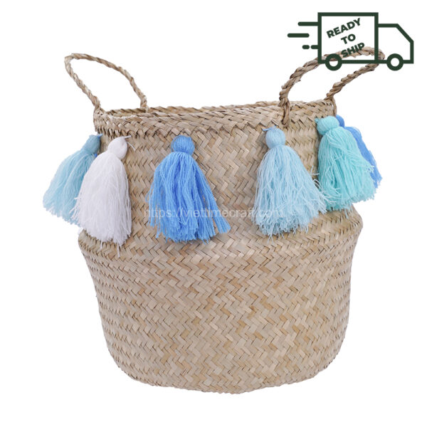 Seagrass Belly Basket From Viettimecraft
