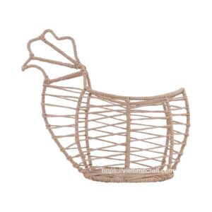 viettimecraft - Woven Straw Turkey with Iron Frame for Thanksgiving - vietnam handicraft supplier