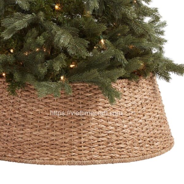 Best Selling Seagrass Christmas Tree Skirt Natural Color For Home Decoration Wholesale Vietnam