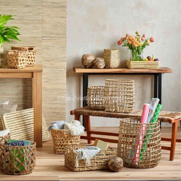 Seagrass Basket Wholesale Viettimecraft Factory