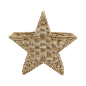 star shape rattan basket with lid - vietnam handicraft supplier