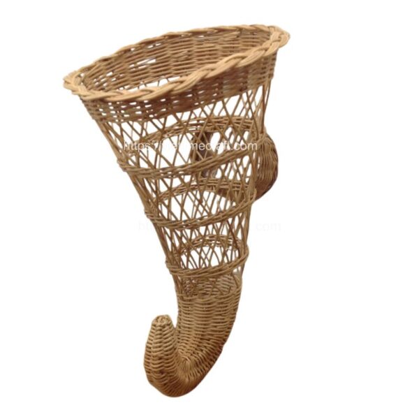 Viettimecraft _ Natural Rattan Cornucopia Horn - Vietnam handicraft Export Import