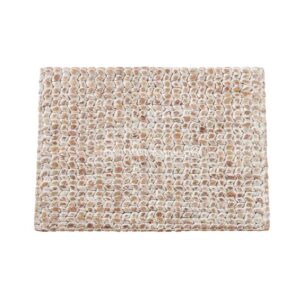 Water Hyacinth Placemat White Wash Color