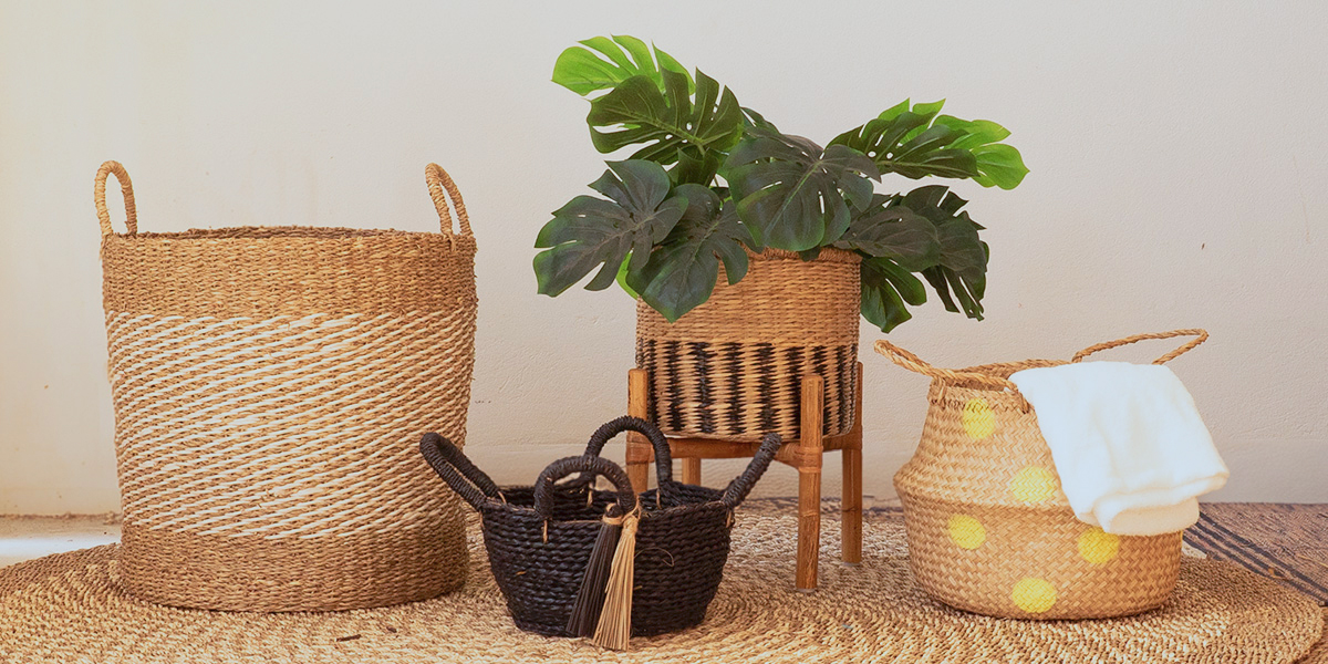 Seagrass Storage Basket Vietnam Wholesale