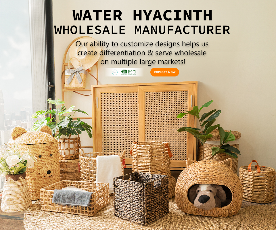 Water Hyacinth Product Wholesale Vietnam Handicraft