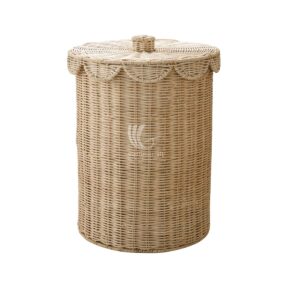 Rattan Scalloped Basket Set