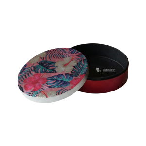 Circle Lacquer Storage Box I Viettimecraft