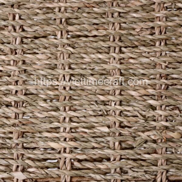 Viettimecraft - L-Shaped Seagrass Staircase Basket with Handles - Vietnam handicraft supplier (1)
