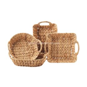 Set of 4 Water Hyacinth Basket Wholesale Vietnam Handicraft