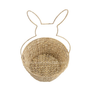 Viettimecraft - Bunny Water hyacinth Basket for Easter Egg Hunt Wholesale