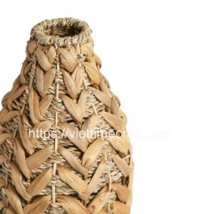 Viettimecraft -Natural Seagrass Water Hyacinth Vase Vietnam Wholesale - vietnam handicraft supplier