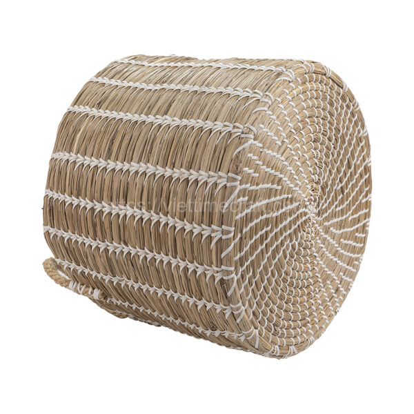 viettimecraft - Natural Seagrass Basket with plastic string - vietnam handicraft supplier