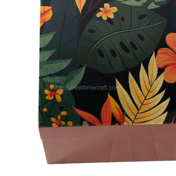 Viettimecraft - Luxury Lacquer Box with Tropical Forest Pattern - Vietnam handicraft supplier