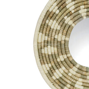 Viettimecraft - New Design Seagrass Mirror Wall Hanging - Vietnam handicraft supplier