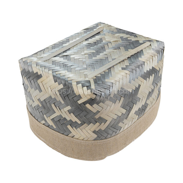 Viettimecraft - Set 2 of Bamboo Storage Basket with Handles -Vietnam wholesale
