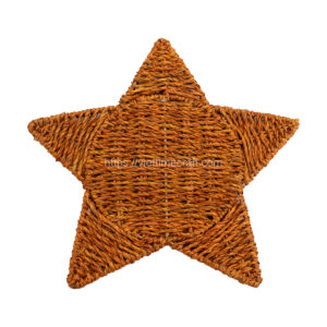 Viettimecraft - Set of 3 Star shaped Seagrass Wall Decor - Vietnam handicraft supplier Wholesale