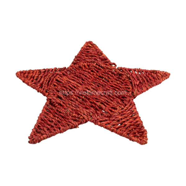 Viettimecraft - Set of 3 Star shaped Seagrass Wall Decor - Vietnam handicraft supplier Wholesale