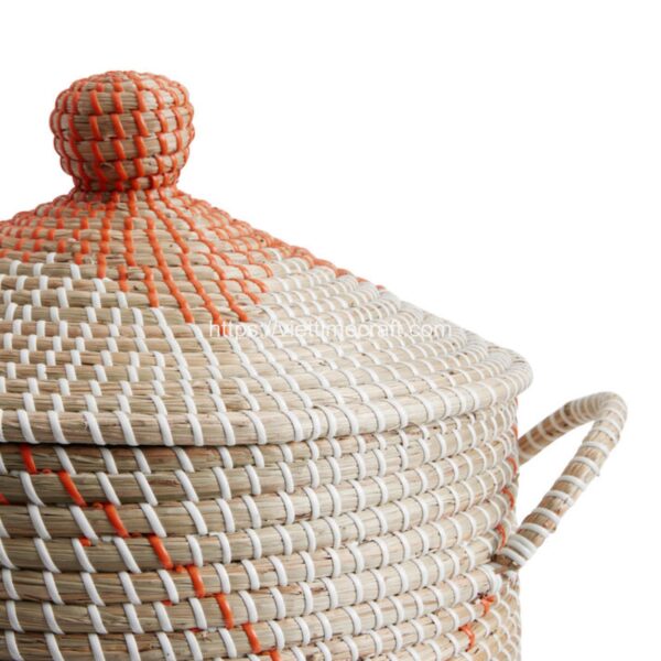 Seagrass With Plastic String Basket Viettimecraft