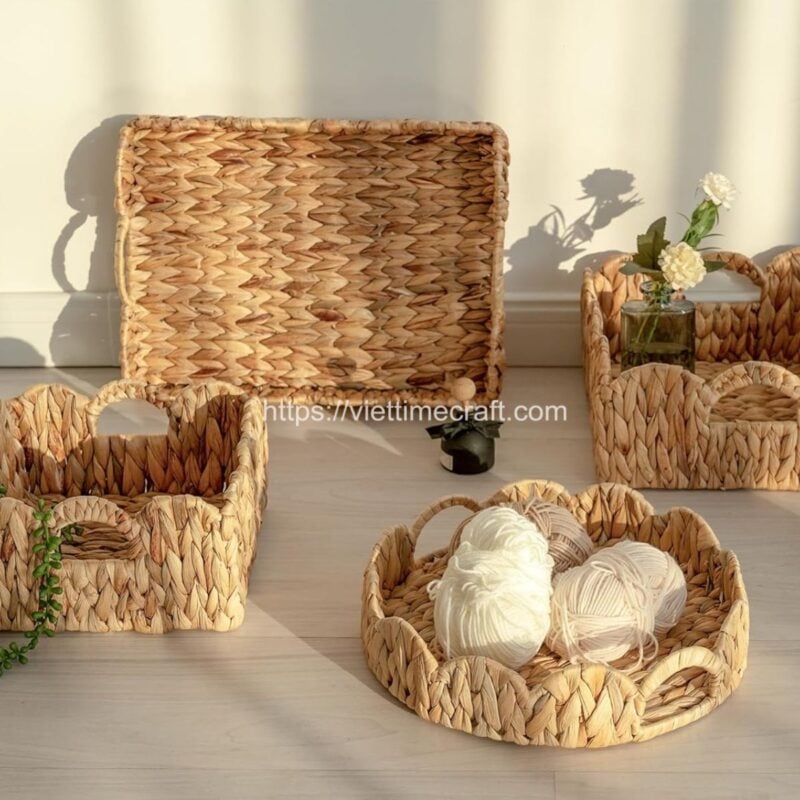 Best Selling Water Hyacinth Tray Home Decoration