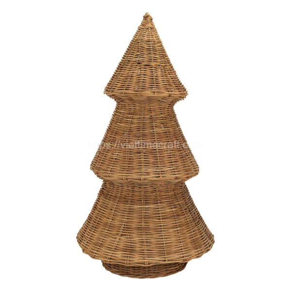 Rattan Christmas Tree Wholesale For Table Decoration