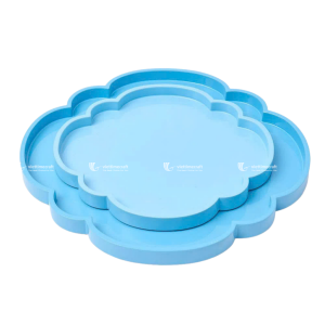 Blue Sky Lacquer Tray I Viettimecraft