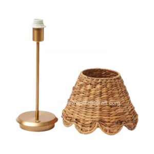 Scalloped Hyacinth Table Lamp Viettimecraft